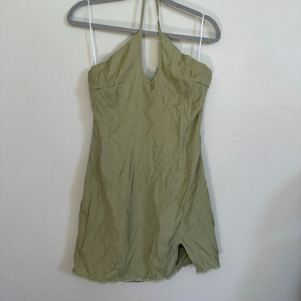 Sage Green Princess Polly Dress